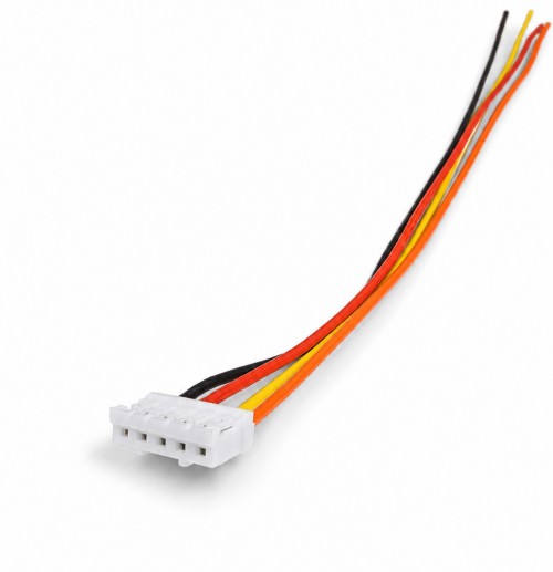 5-way JST PH-compatible Socket Pre-wired (20cm) (image for) 5-way JST PH-compatible Socket Pre-wired (20cm)