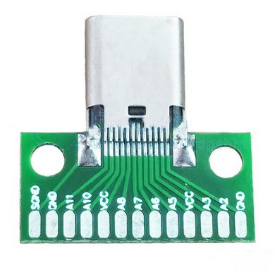 USB Type C Socket Breakout Board (image for) USB Type C Socket Breakout Board