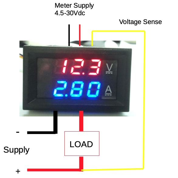 ammeter voltmeter wiring