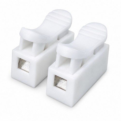 10 x 2-way Spring Terminal Blocks (image for) 10 x 2-way Spring Terminal Blocks