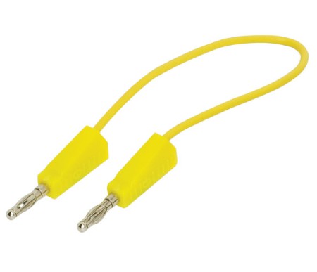 4mm Stackable Test Lead 500mm Yellow