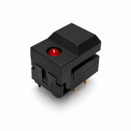 PB86 Illuminated Tactile Push Button - Black (image for) PB86 Illuminated Tactile Push Button - Black